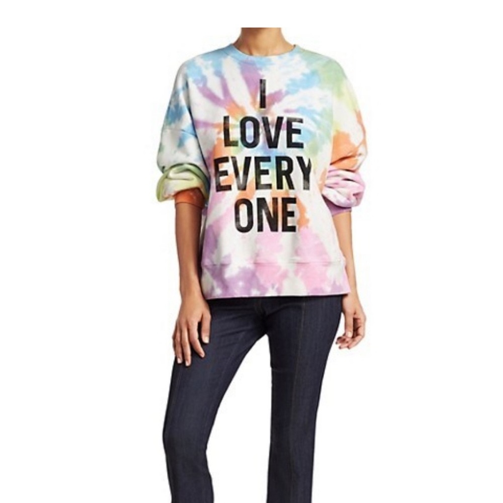 Cinq à Sept Multicolor Tie-Dye Sweatshirt